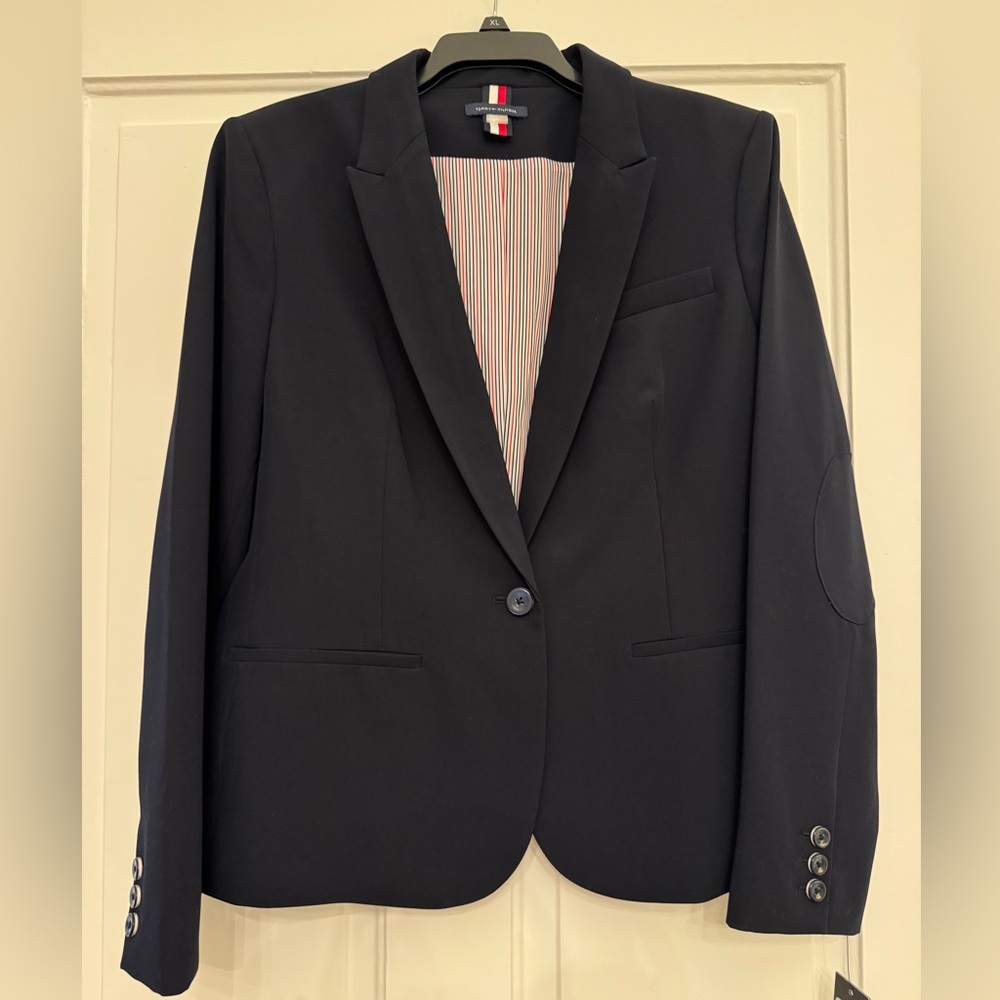 Ladies Tommy Hilfiger Navy Blazer